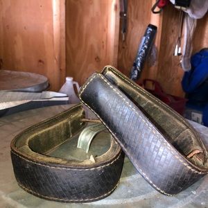 Black western stirrups